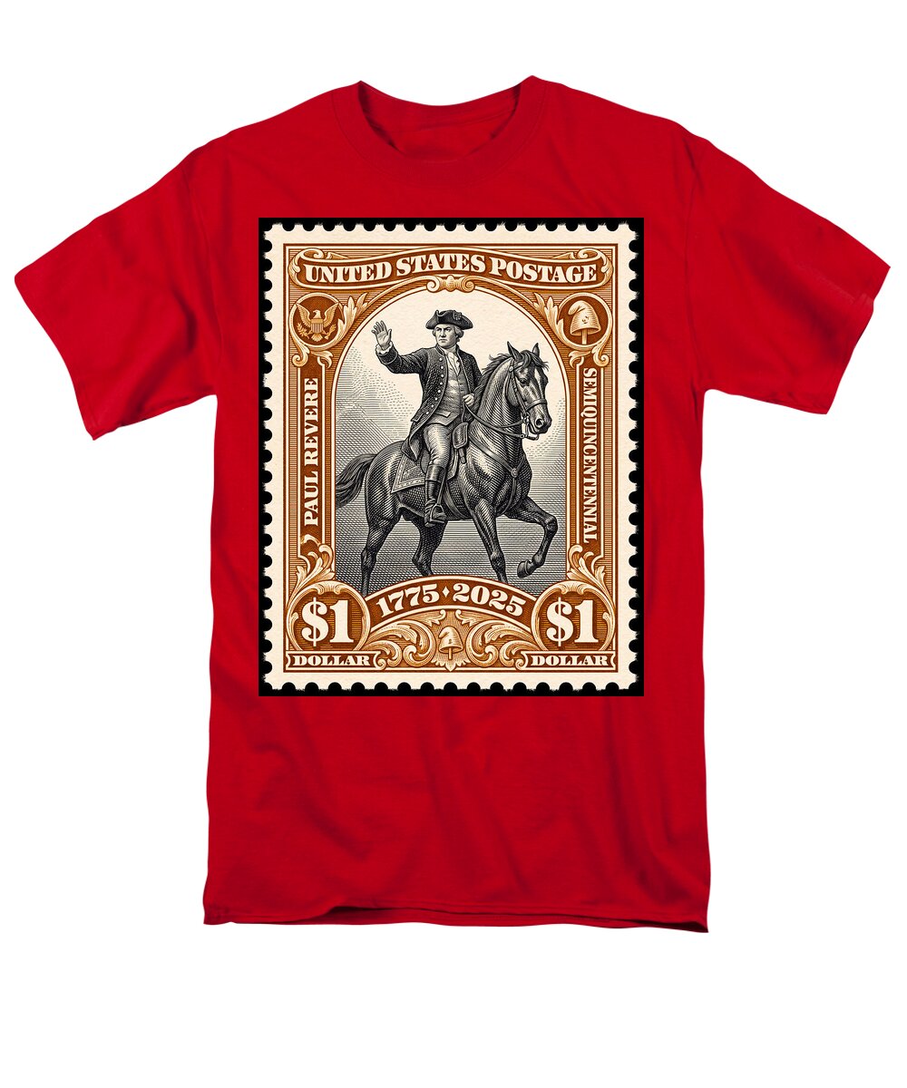 Paul Revere $1 1 - Men's T-Shirt  (Regular Fit)