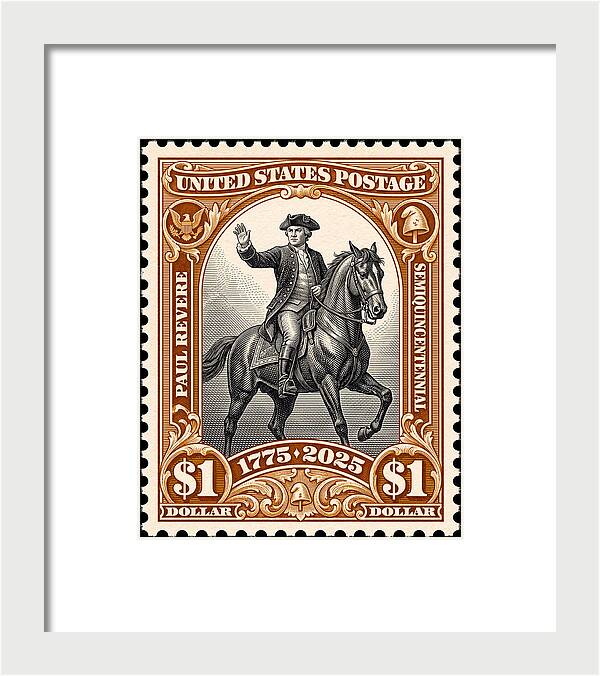 Paul Revere $1 1 - Framed Print