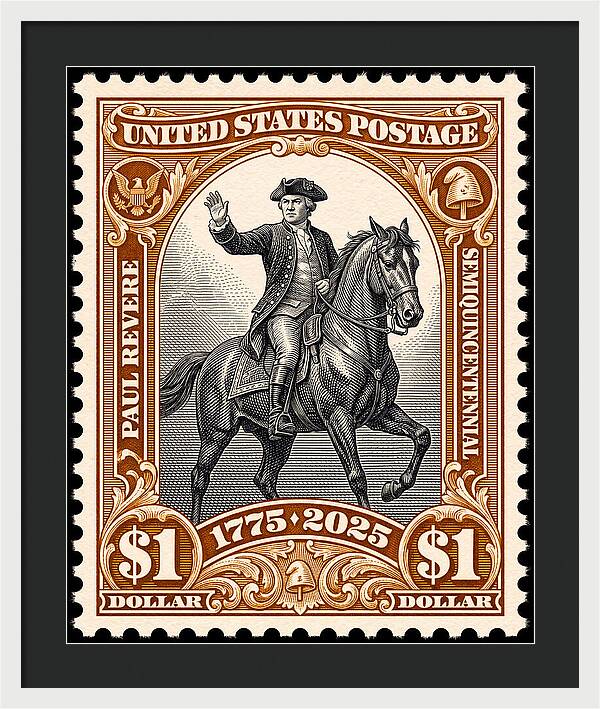 Paul Revere $1 1 - Framed Print