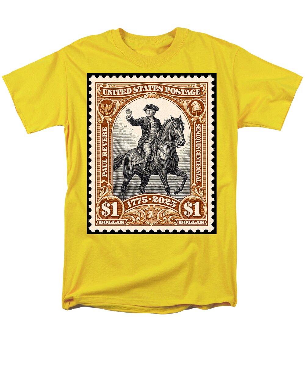 Paul Revere $1 1 - Men's T-Shirt  (Regular Fit)