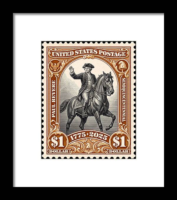 Paul Revere $1 1 - Framed Print