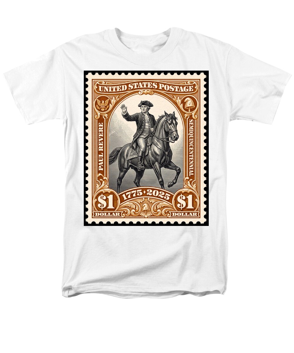Paul Revere $1 1 - Men's T-Shirt  (Regular Fit)