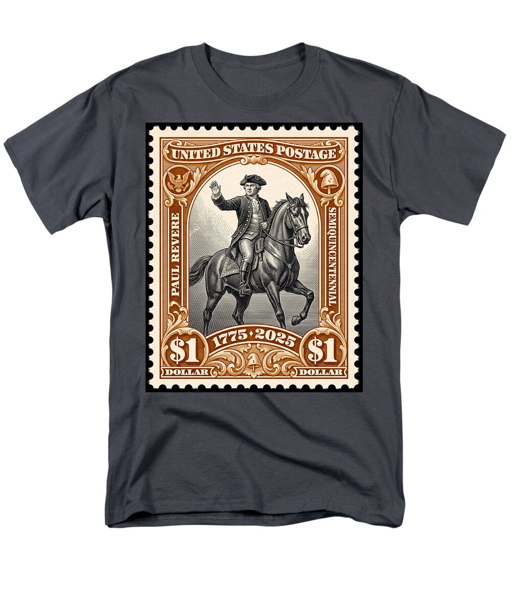 Paul Revere $1 1 - Men's T-Shirt  (Regular Fit)