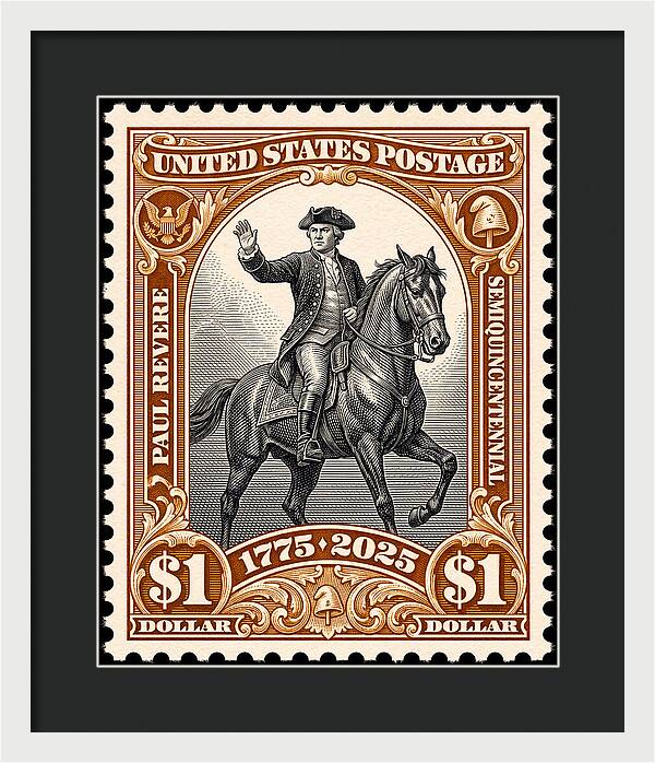Paul Revere $1 1 - Framed Print