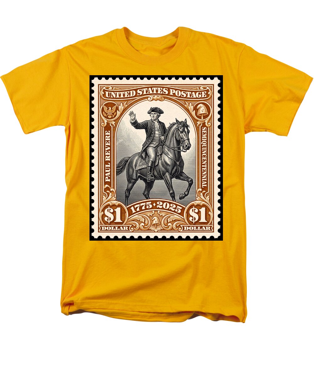 Paul Revere $1 1 - Men's T-Shirt  (Regular Fit)