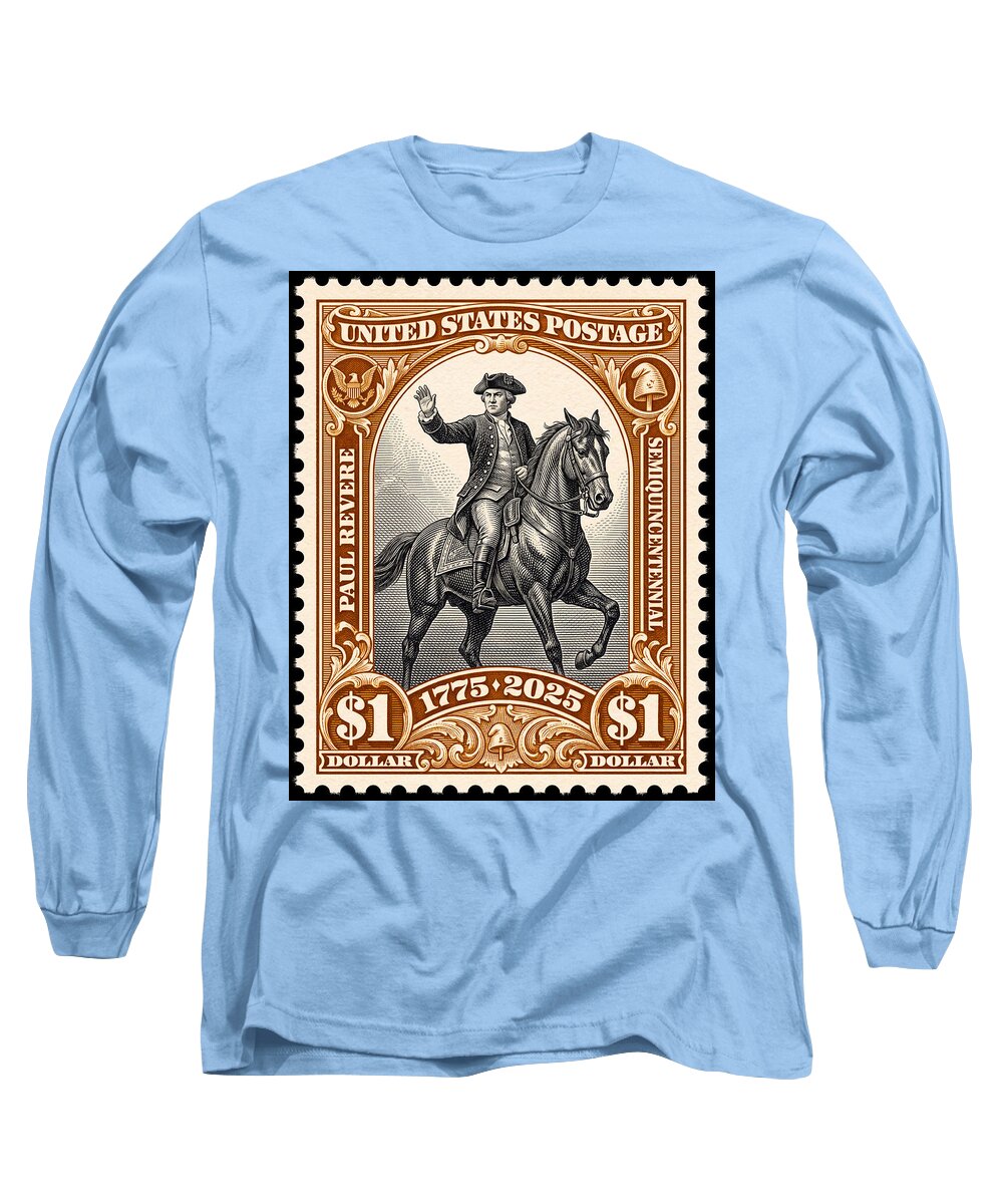 Paul Revere $1 1 - Long Sleeve T-Shirt