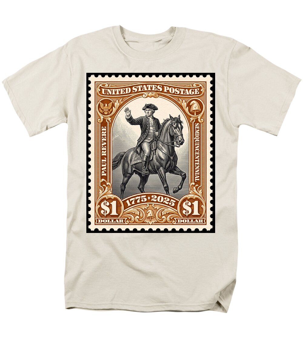 Paul Revere $1 1 - Men's T-Shirt  (Regular Fit)