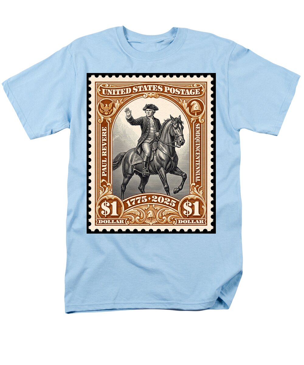 Paul Revere $1 1 - Men's T-Shirt  (Regular Fit)