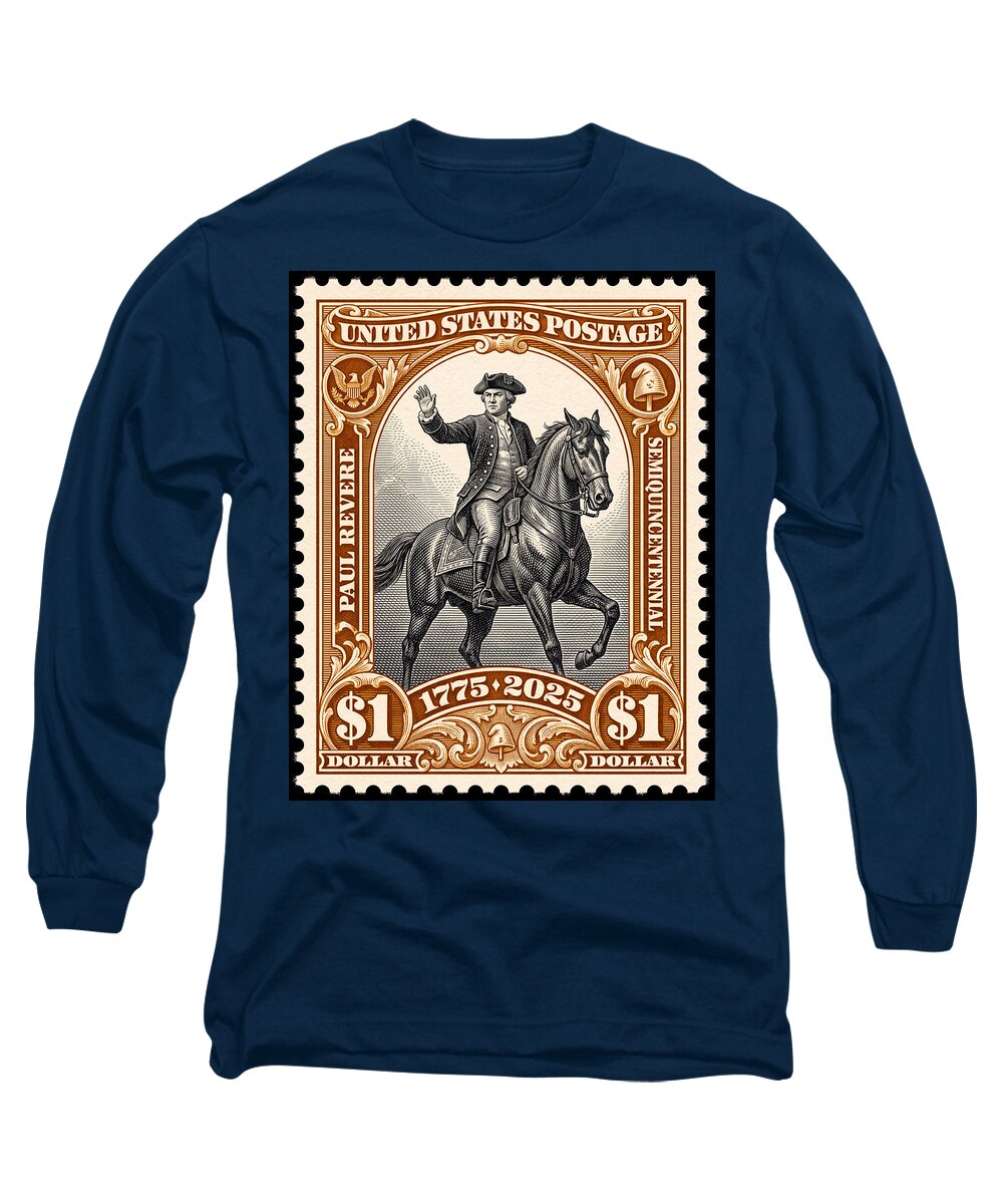Paul Revere $1 1 - Long Sleeve T-Shirt
