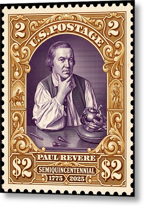 Paul Revere $2 1 - Metal Print