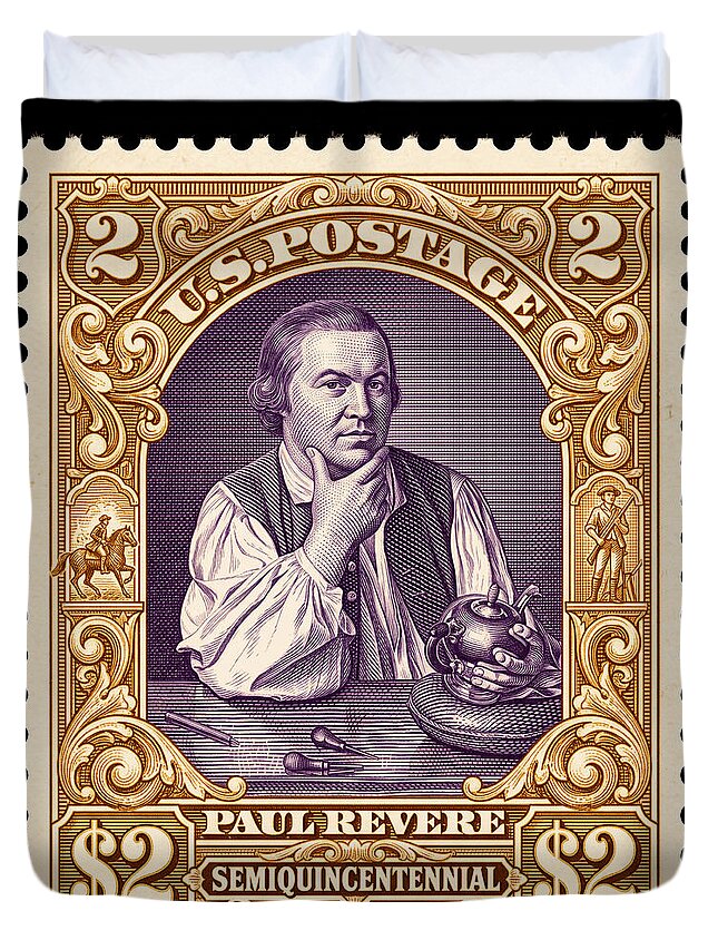 Paul Revere $2 1 - Duvet Cover