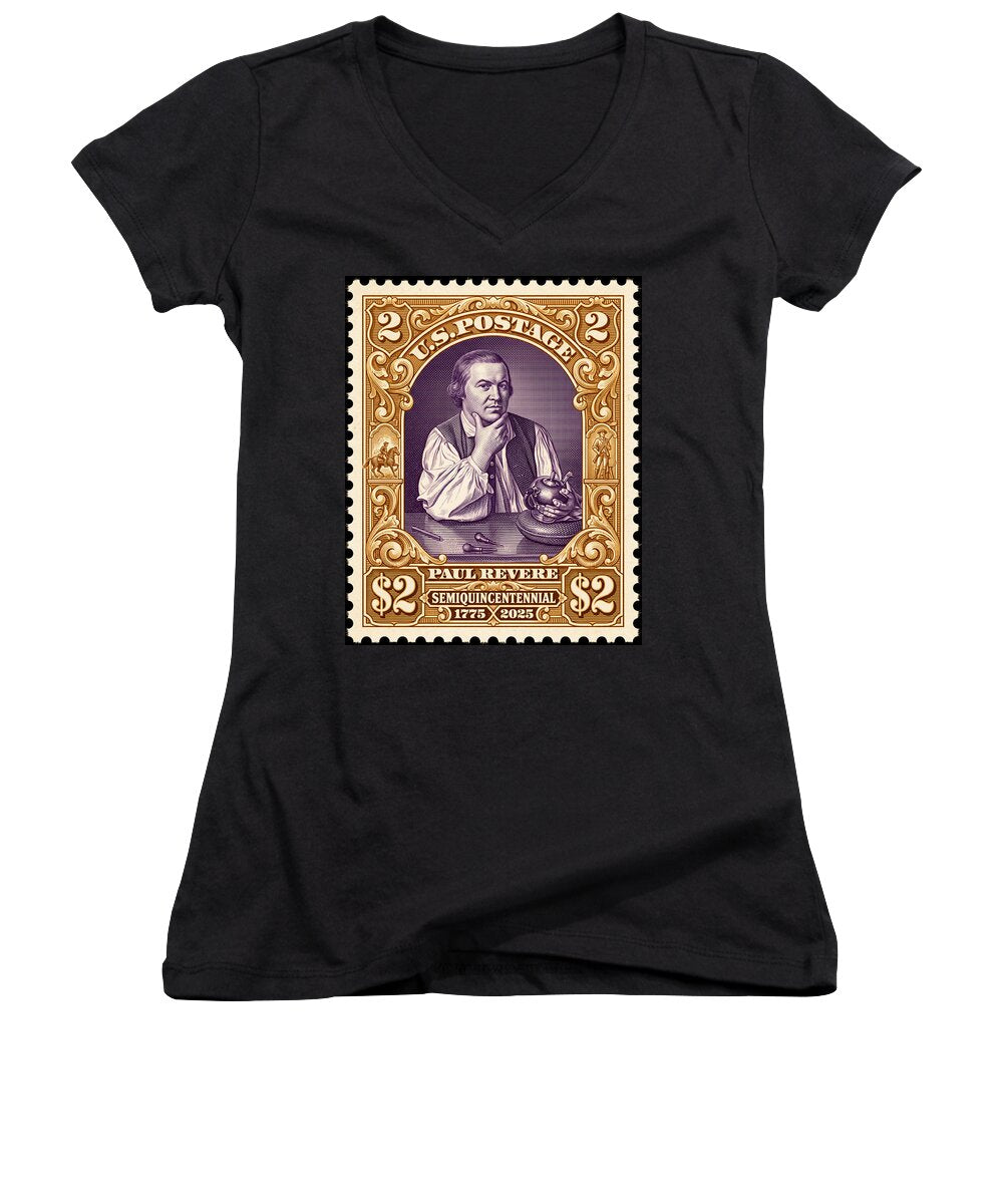 Paul Revere $2 1 - Women's V-Neck