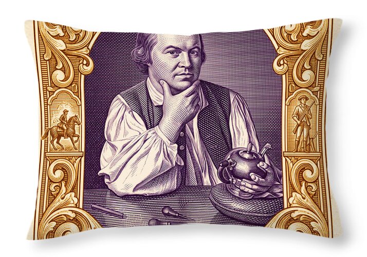 Paul Revere $2 1 - Throw Pillow