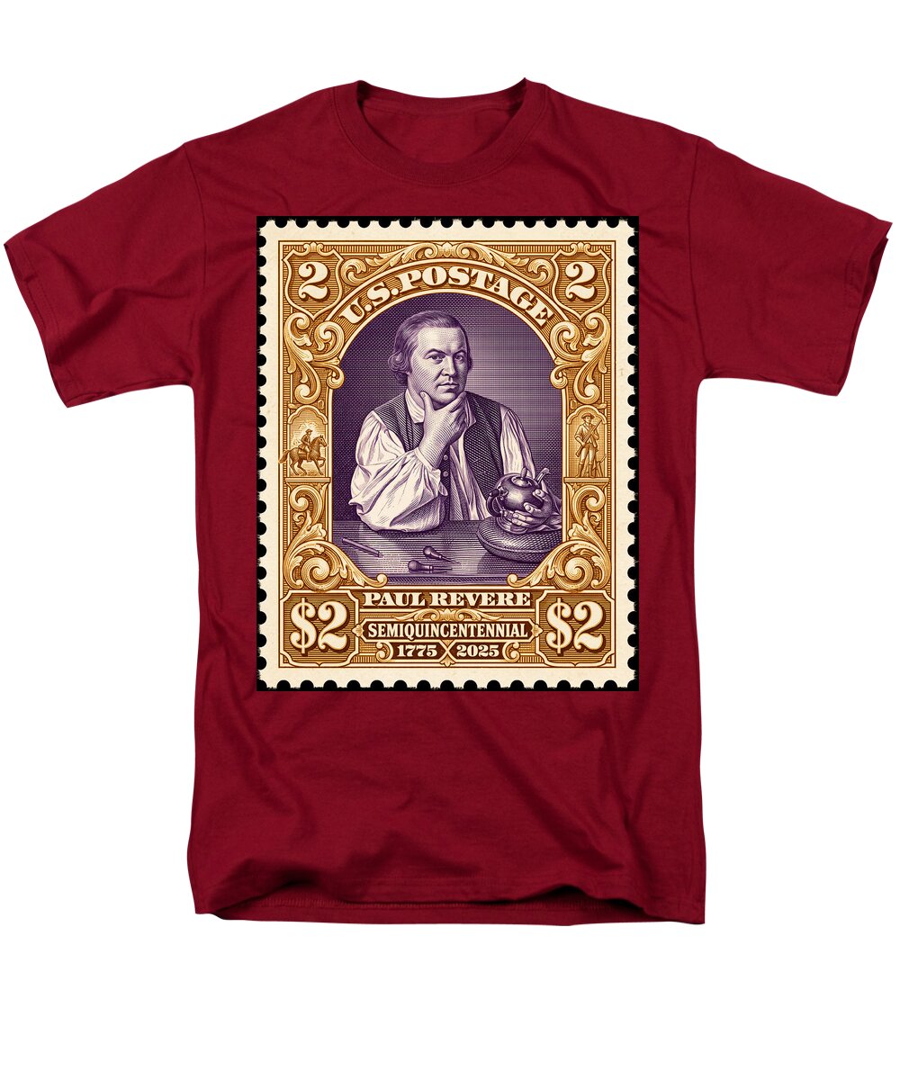 Paul Revere $2 1 - Men's T-Shirt  (Regular Fit)