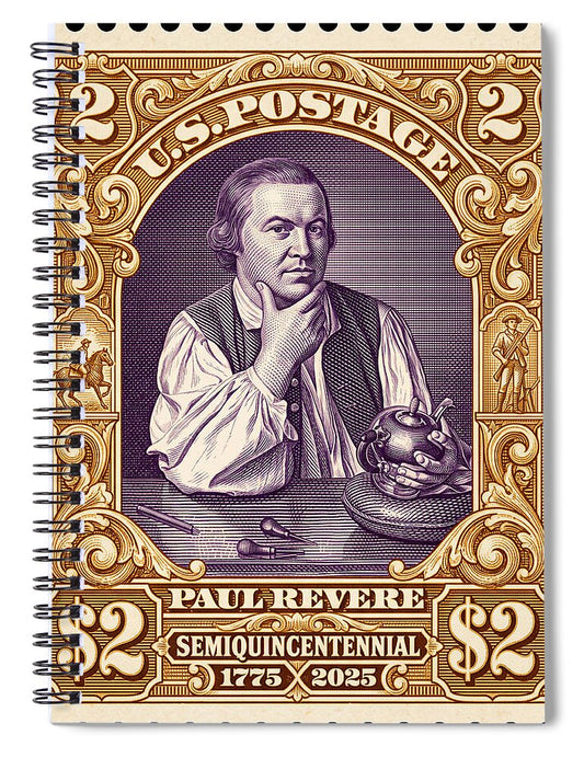 Paul Revere $2 1 - Spiral Notebook