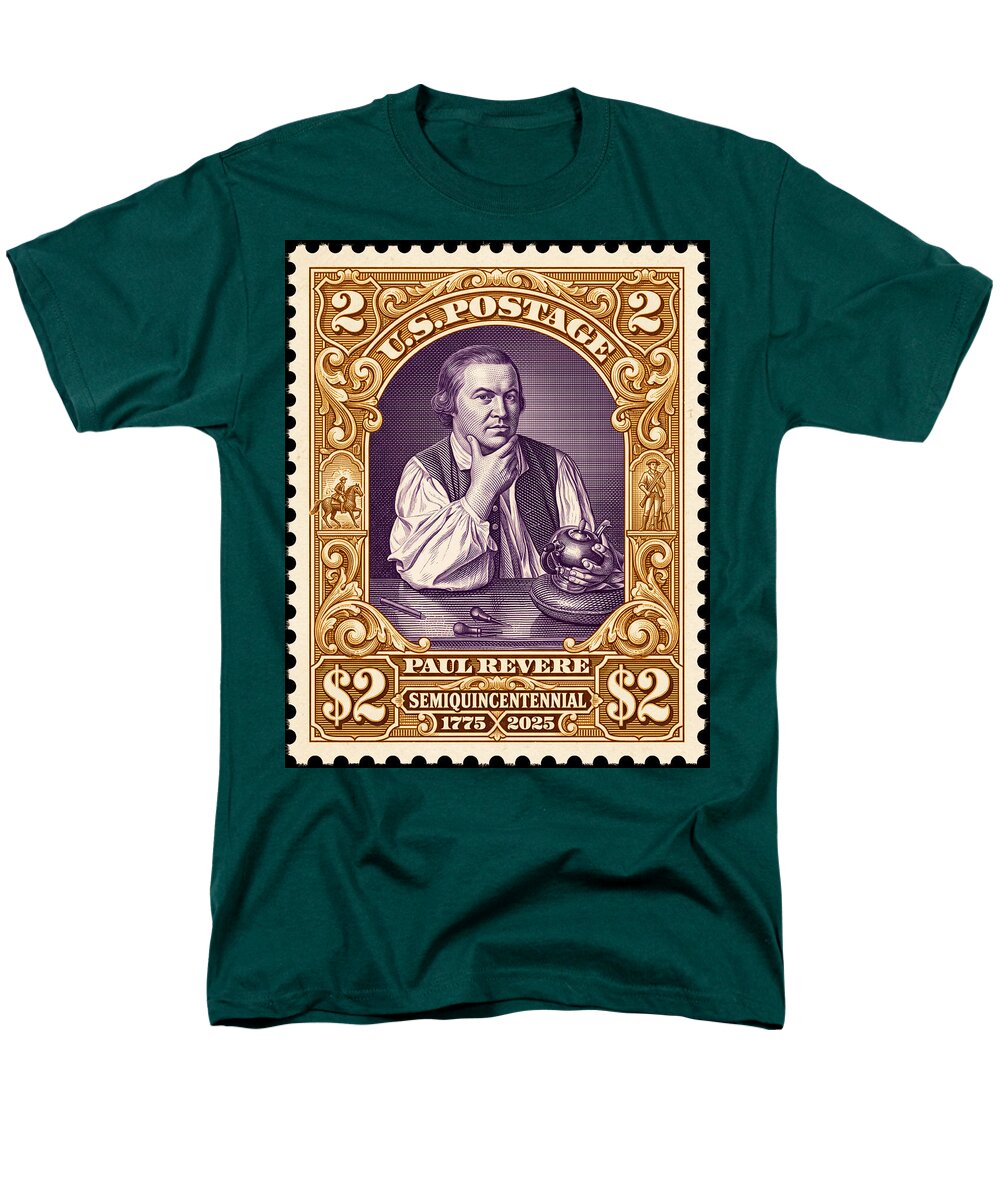 Paul Revere $2 1 - Men's T-Shirt  (Regular Fit)
