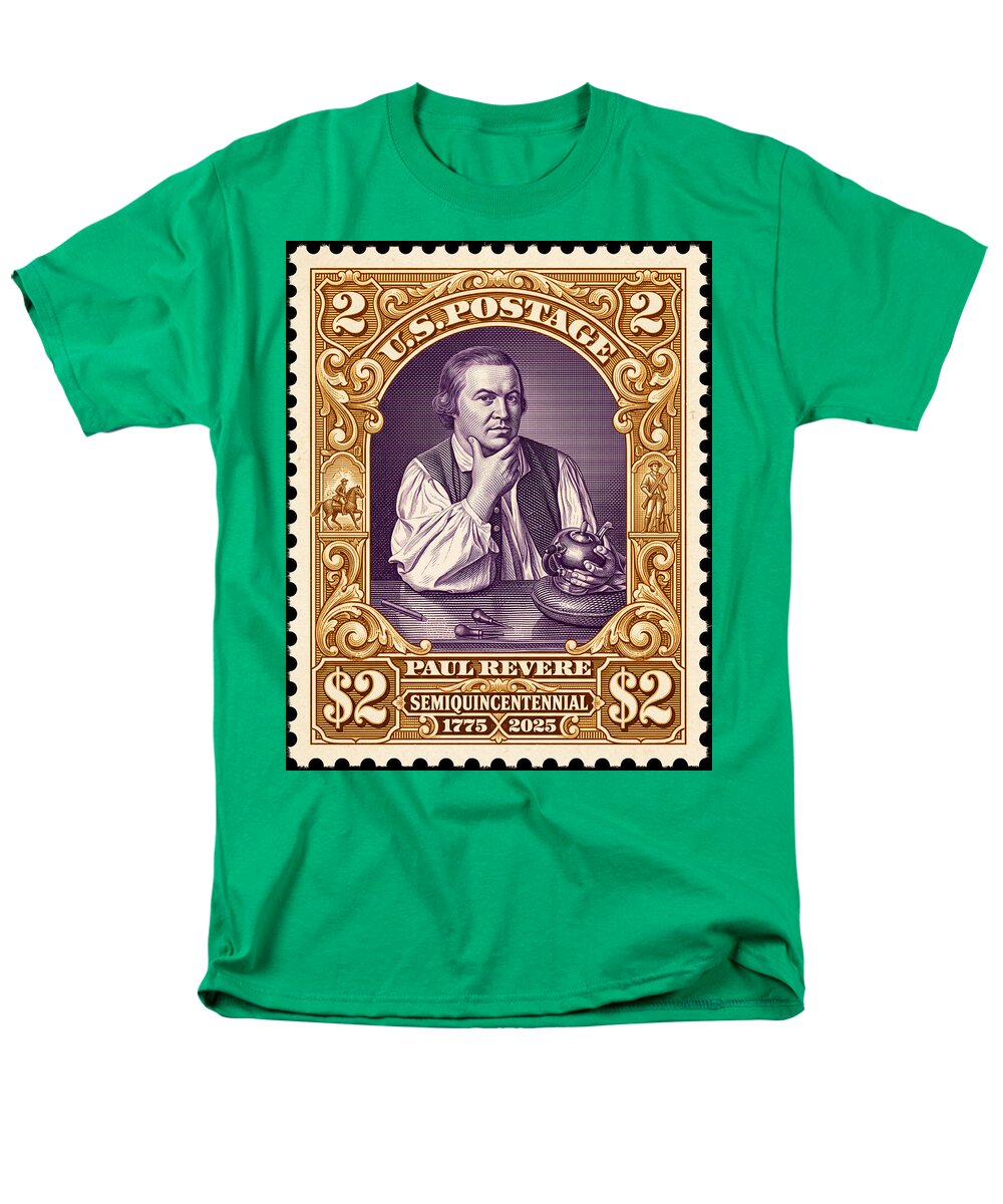 Paul Revere $2 1 - Men's T-Shirt  (Regular Fit)