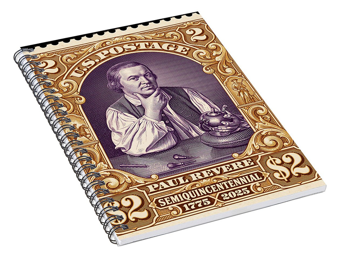 Paul Revere $2 1 - Spiral Notebook