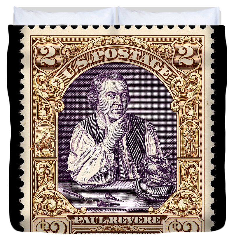 Paul Revere $2 1 - Duvet Cover
