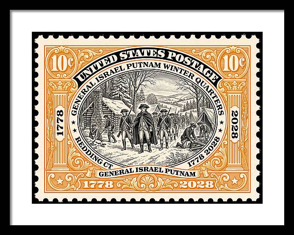 Putnam at Redding 10c 1 - Framed Print