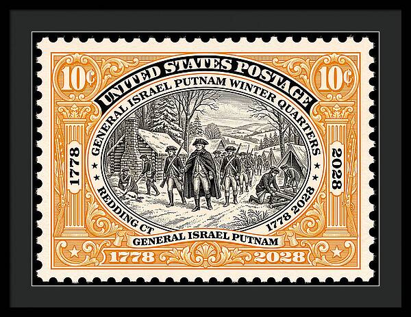 Putnam at Redding 10c 1 - Framed Print