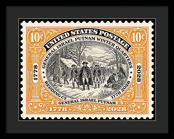 Putnam at Redding 10c 1 - Framed Print