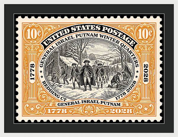 Putnam at Redding 10c 1 - Framed Print