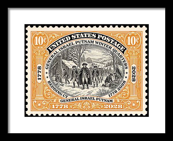 Putnam at Redding 10c 1 - Framed Print