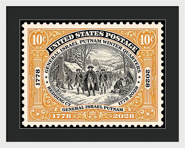 Putnam at Redding 10c 1 - Framed Print