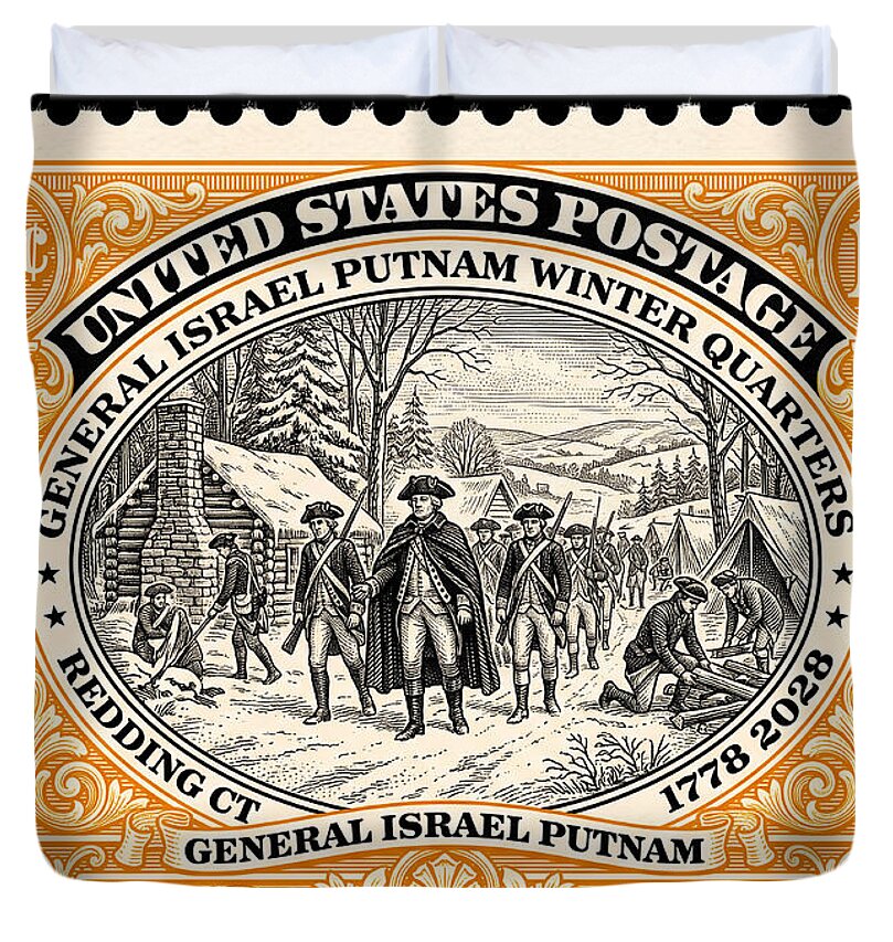 Putnam at Redding 10c 1 - Duvet Cover