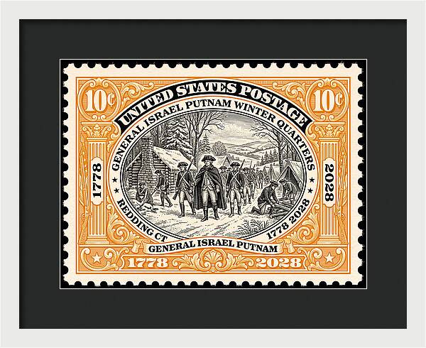 Putnam at Redding 10c 1 - Framed Print