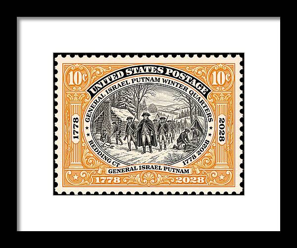 Putnam at Redding 10c 1 - Framed Print