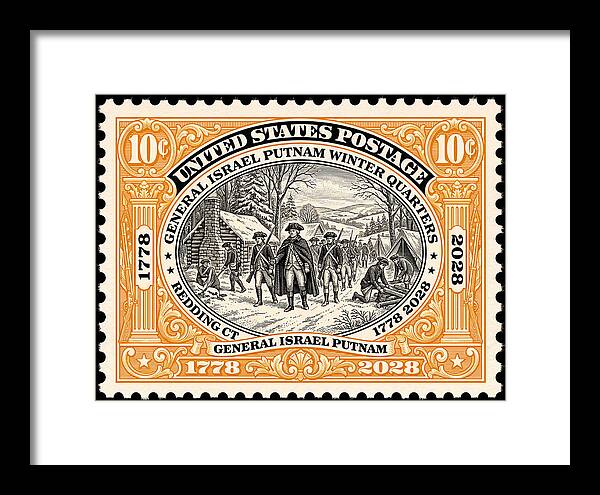 Putnam at Redding 10c 1 - Framed Print