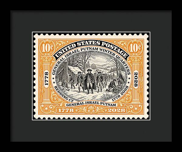 Putnam at Redding 10c 1 - Framed Print