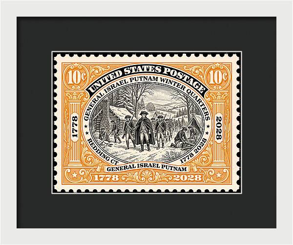 Putnam at Redding 10c 1 - Framed Print