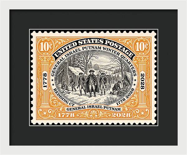 Putnam at Redding 10c 1 - Framed Print