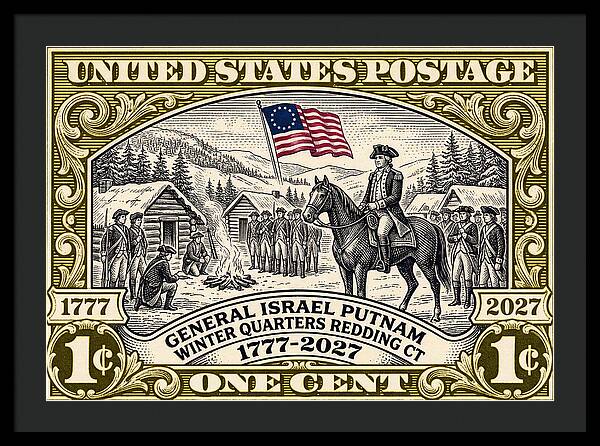 Putnam at Redding 1c 1 - Framed Print