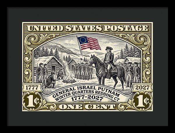 Putnam at Redding 1c 1 - Framed Print