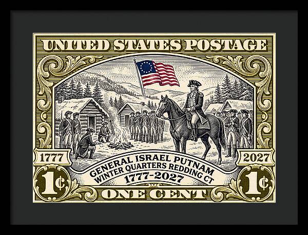 Putnam at Redding 1c 1 - Framed Print