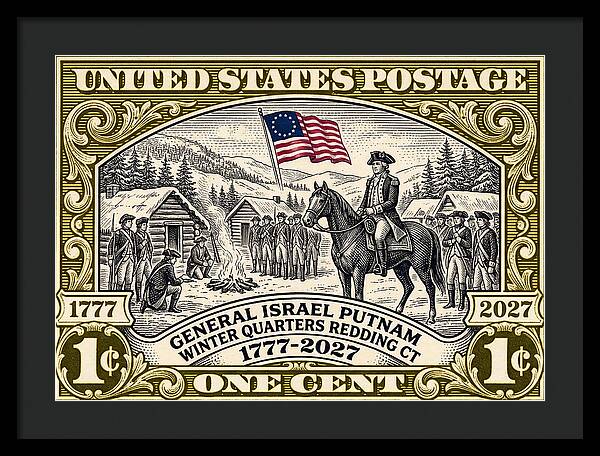 Putnam at Redding 1c 1 - Framed Print