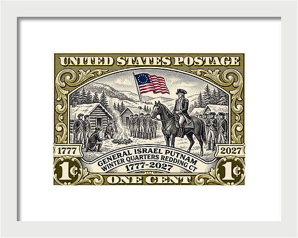 Putnam at Redding 1c 1 - Framed Print