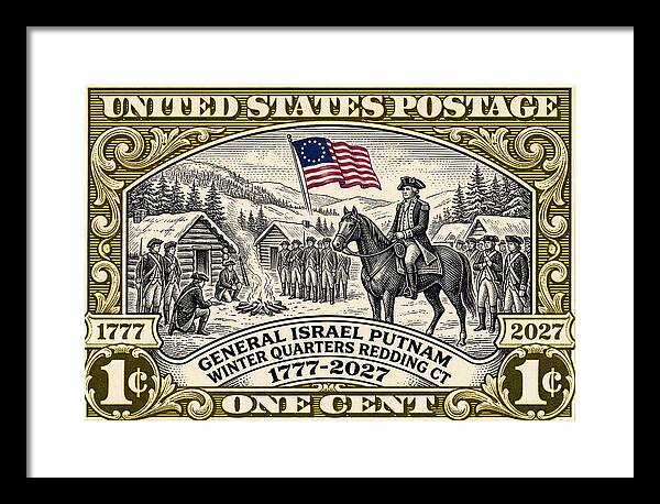 Putnam at Redding 1c 1 - Framed Print