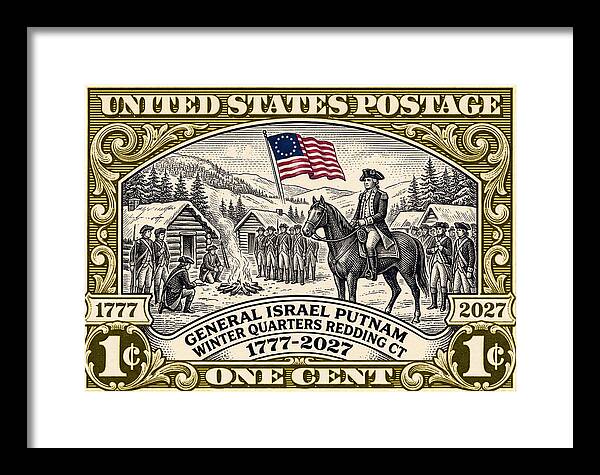 Putnam at Redding 1c 1 - Framed Print