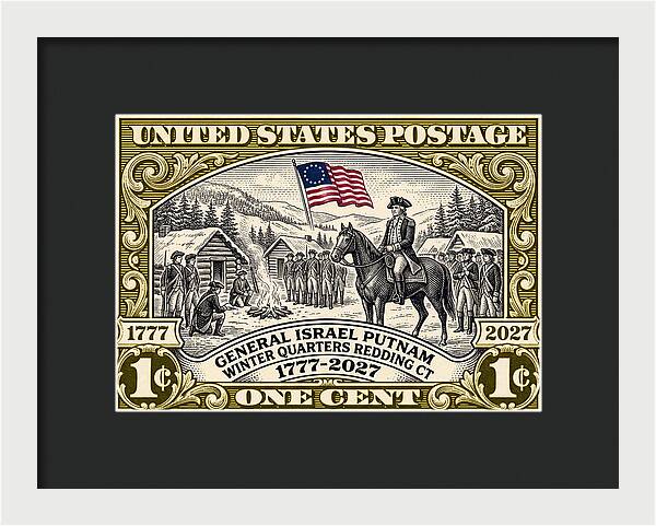 Putnam at Redding 1c 1 - Framed Print