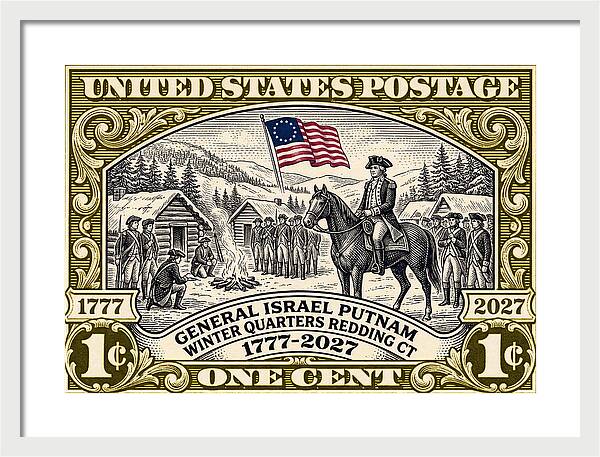 Putnam at Redding 1c 1 - Framed Print
