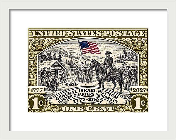 Putnam at Redding 1c 1 - Framed Print