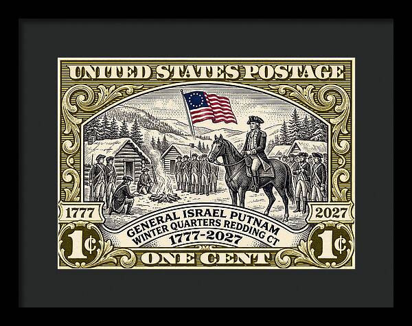 Putnam at Redding 1c 1 - Framed Print