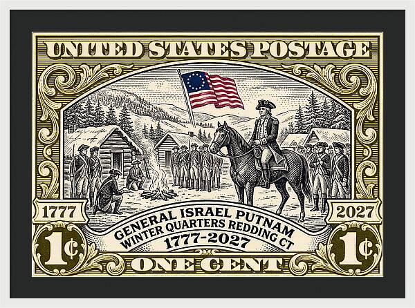 Putnam at Redding 1c 1 - Framed Print