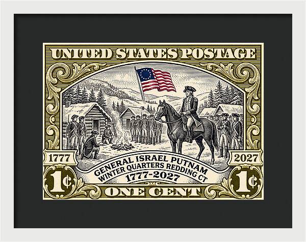 Putnam at Redding 1c 1 - Framed Print