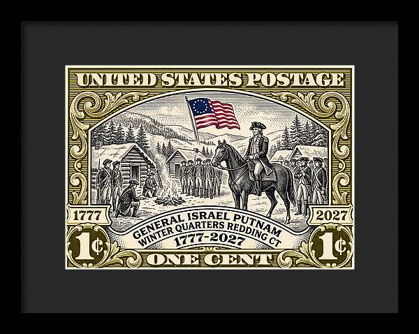 Putnam at Redding 1c 1 - Framed Print